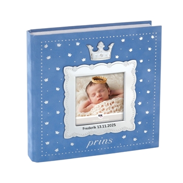 Fotoalbum prins - lyseblå